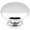 Elements 1-3/16" Diameter Polished Chrome Gatsby Cabinet Mushroom Knob 3950-PC - alternate 1